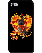 Autumn Leaf - Cairn Terrier 2 Phone Case tile