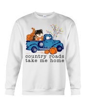 Blue Car - Pomeranian 1 Crewneck Sweatshirt tile