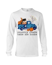 Blue Car - Pomeranian 1 Long Sleeve Tee tile