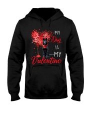 My Valentine - BLACK German Shepherd Hooded Sweatshirt tile