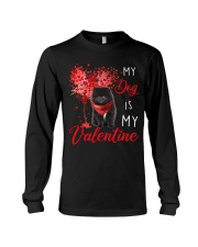 My Valentine - BLACK Pomeranian Long Sleeve Tee tile