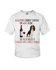 She Also Needs - Cavalier King Charles Spaniel 5 Youth T-Shirt tile
