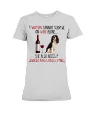 She Also Needs - Cavalier King Charles Spaniel 5 Premium Fit Ladies Tee tile