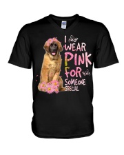 For Someone - Leonberger V-Neck T-Shirt tile