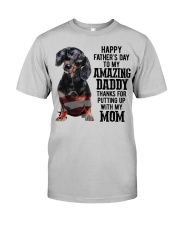 Father Day - Dachshund Classic T-Shirt front