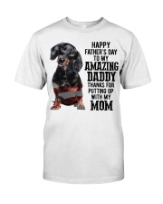 Father Day - Dachshund Classic T-Shirt tile