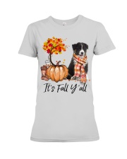 It is Fall - Australian Shepherd Premium Fit Ladies Tee tile