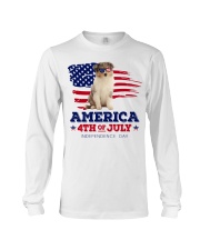 American 4th july - Rough Collie Long Sleeve Tee tile