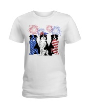 American Australian Shepherd Ladies T-Shirt tile
