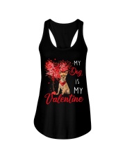 My Valentine - TAN Chihuahua 1 Ladies Flowy Tank tile