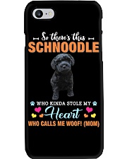 Kinda Stole - BLACK Schnoodle Phone Case tile