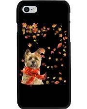 Leaf Scarf - Cairn Terrier 1 Phone Case tile