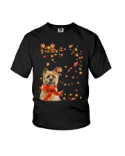 Leaf Scarf - Cairn Terrier 1 Youth T-Shirt tile