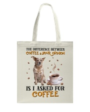 The Difference - RED Heeler Tote Bag tile