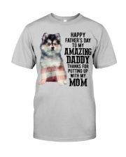 Father Day - Pomsky Classic T-Shirt front