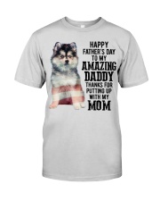Father Day - Pomsky Premium Fit Mens Tee tile