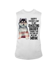 Father Day - Pomsky Sleeveless Tee tile
