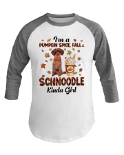 Pumpkin Kinda - RED Schnoodle Baseball Tee tile