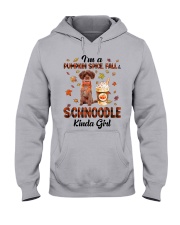 Pumpkin Kinda - RED Schnoodle Hooded Sweatshirt tile