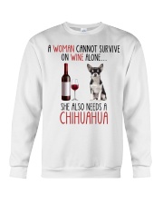 She Also Needs - Chihuahua Crewneck Sweatshirt tile