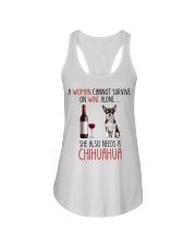 She Also Needs - Chihuahua Ladies Flowy Tank tile