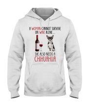She Also Needs - Chihuahua Hooded Sweatshirt tile