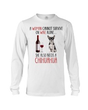 She Also Needs - Chihuahua Long Sleeve Tee tile