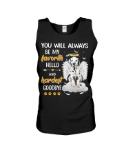 Hardest Goodbye - Dalmatian Unisex Tank tile