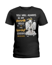 Hardest Goodbye - Dalmatian Ladies T-Shirt tile