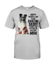 Father Day - Shetland Sheepdog Classic T-Shirt front