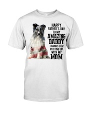 Father Day - Shetland Sheepdog Classic T-Shirt tile