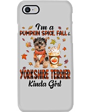 Pumpkin Kinda - Yorkshire Terrier Phone Case tile
