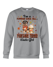 Pumpkin Kinda - Yorkshire Terrier Crewneck Sweatshirt tile