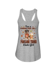 Pumpkin Kinda - Yorkshire Terrier Ladies Flowy Tank tile