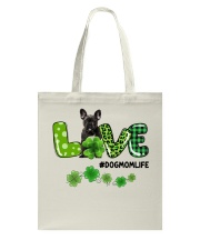 Patrick Life - BLACK French Bulldog Tote Bag tile