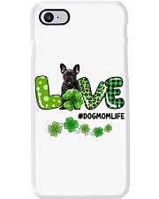 Patrick Life - BLACK French Bulldog Phone Case tile
