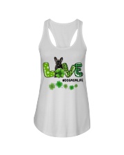 Patrick Life - BLACK French Bulldog Ladies Flowy Tank tile