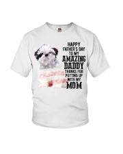 Father Day - Shih Tzu Youth T-Shirt tile
