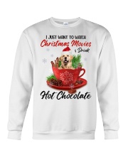 Hot Chocolate - Golden Retriever 2 Crewneck Sweatshirt tile