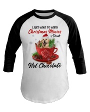Hot Chocolate - Golden Retriever 2 Baseball Tee tile