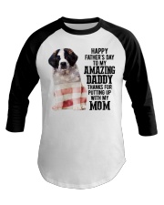 Father Day - Saint Bernard Baseball Tee tile