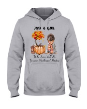 Girl Love Fall And - German Shorthaired Pointer Hooded Sweatshirt front