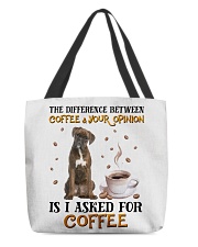 The Difference - BRINDLE Boxer All-Over Tote tile