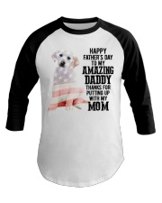 Father Day - Goldador Dog Baseball Tee tile