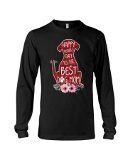 Happy Mother's Day - Best Dog Mom - Dog Shape Long Sleeve Tee tile