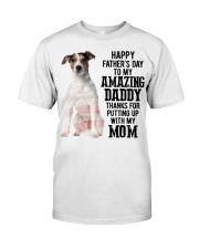 Happy Father Day - Jack Russell Terrier Classic T-Shirt tile