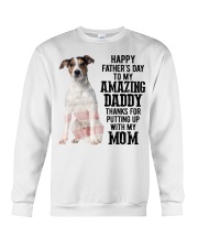 Happy Father Day - Jack Russell Terrier Crewneck Sweatshirt tile