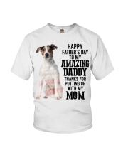 Happy Father Day - Jack Russell Terrier Youth T-Shirt tile