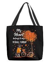 Belonging - American Pit Bull Terrier All-Over Tote tile