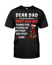 Christmas Dad - Dobermann Classic T-Shirt tile
